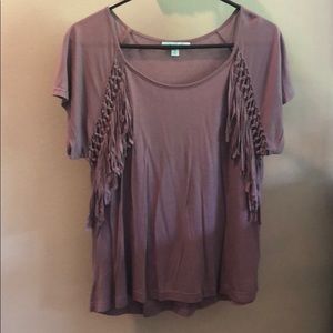 Super Cute Fringe Detailed Blouse - Never Worn